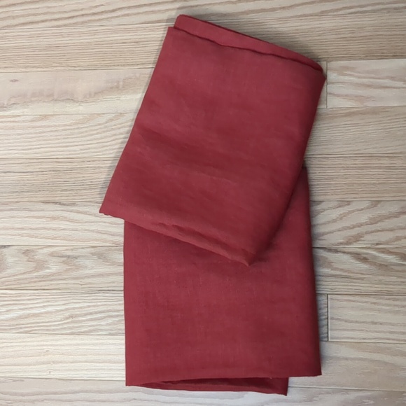 Two Restoration Hardware Belgian Linen Rod Pocket Curtains - Picture 2 of 2